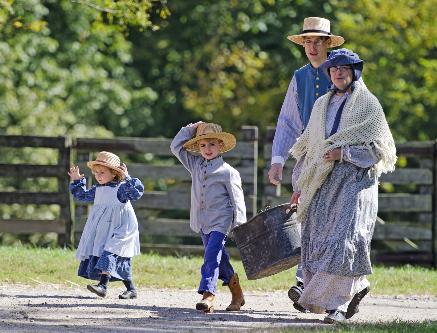Slate Run Farm Volunteers in costume