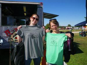 Authors with their pawpaw shirts