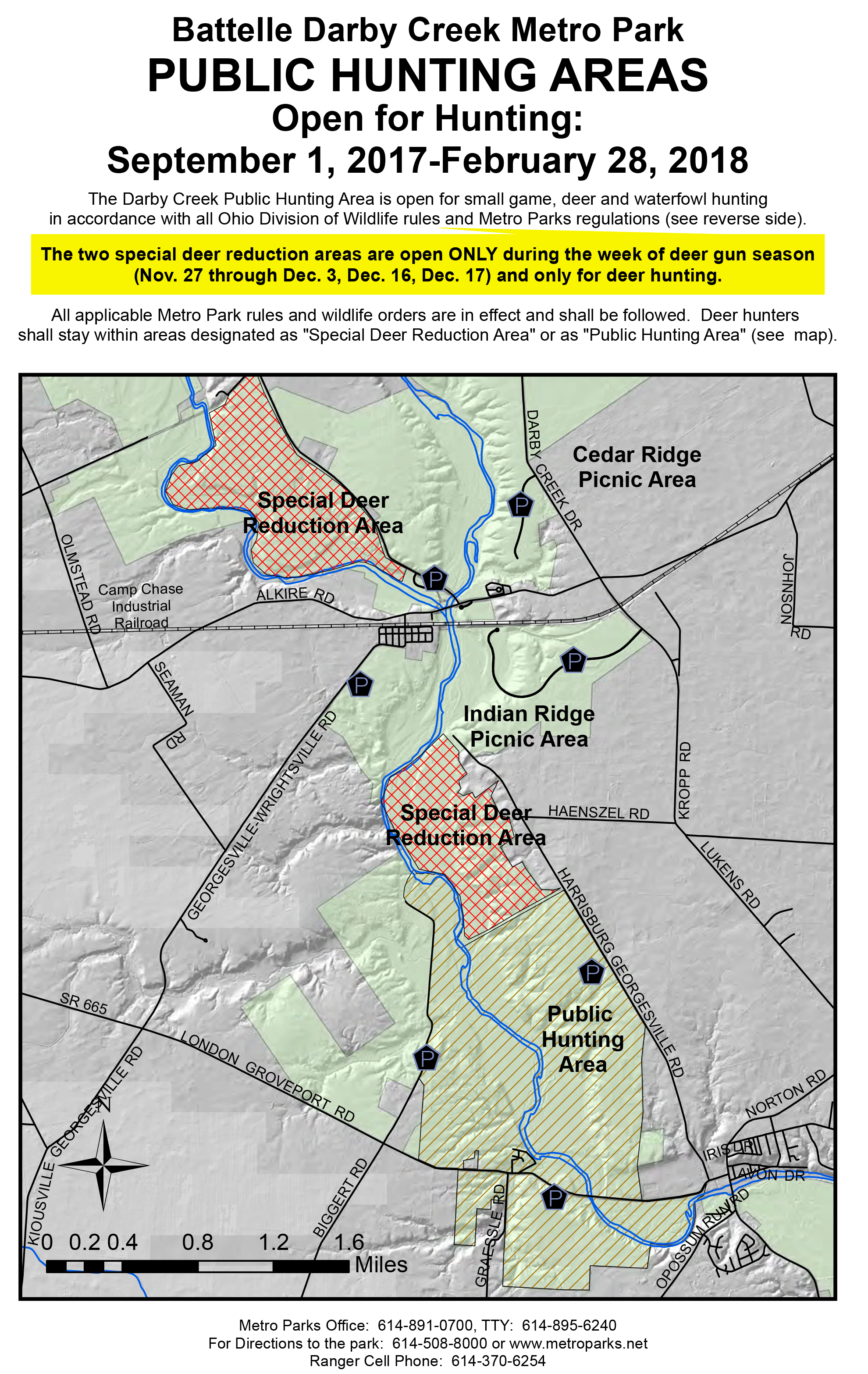 battelle darby creek metro park map Battelle Darby Creek Metro Parks Central Ohio Park System