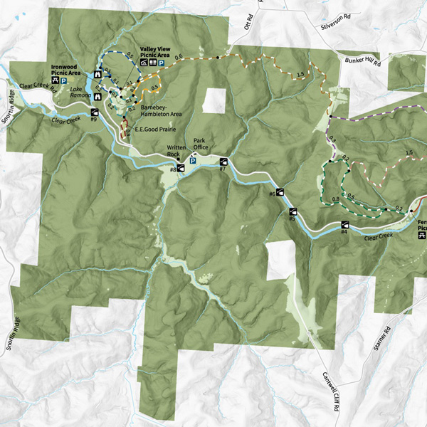 Clear Creek Park Map