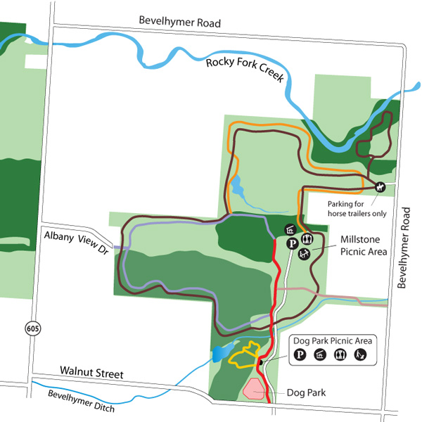 Rocky Fork Park Map