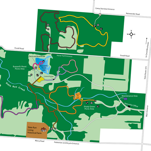 Slate Run Park Map