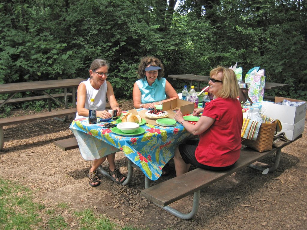 Picnicking at Slate Run's Buzzard's Roost Picnic Area