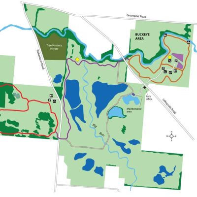 Walnut Woods Parkmap