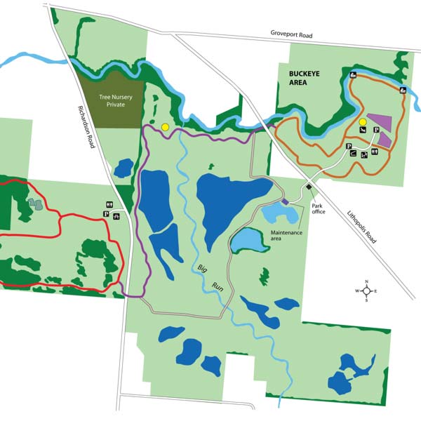 Walnut Woods Park Map