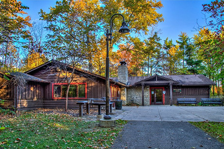Beech Maple Lodge at Blacklick Woods.
