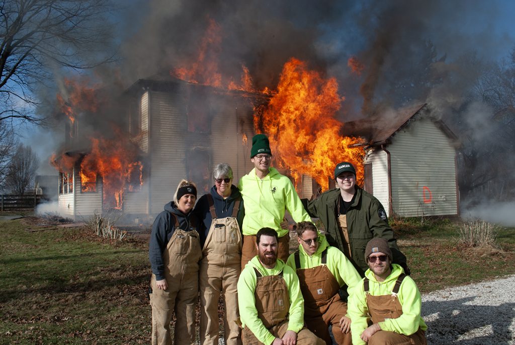 A Conflagration at Pickerington Ponds Metro Park