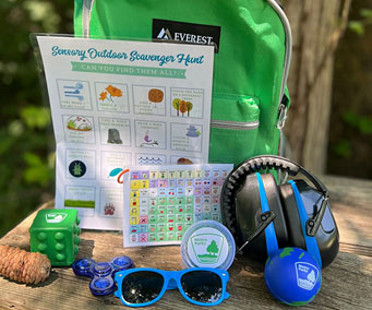 Metro Parks sensory bag contents